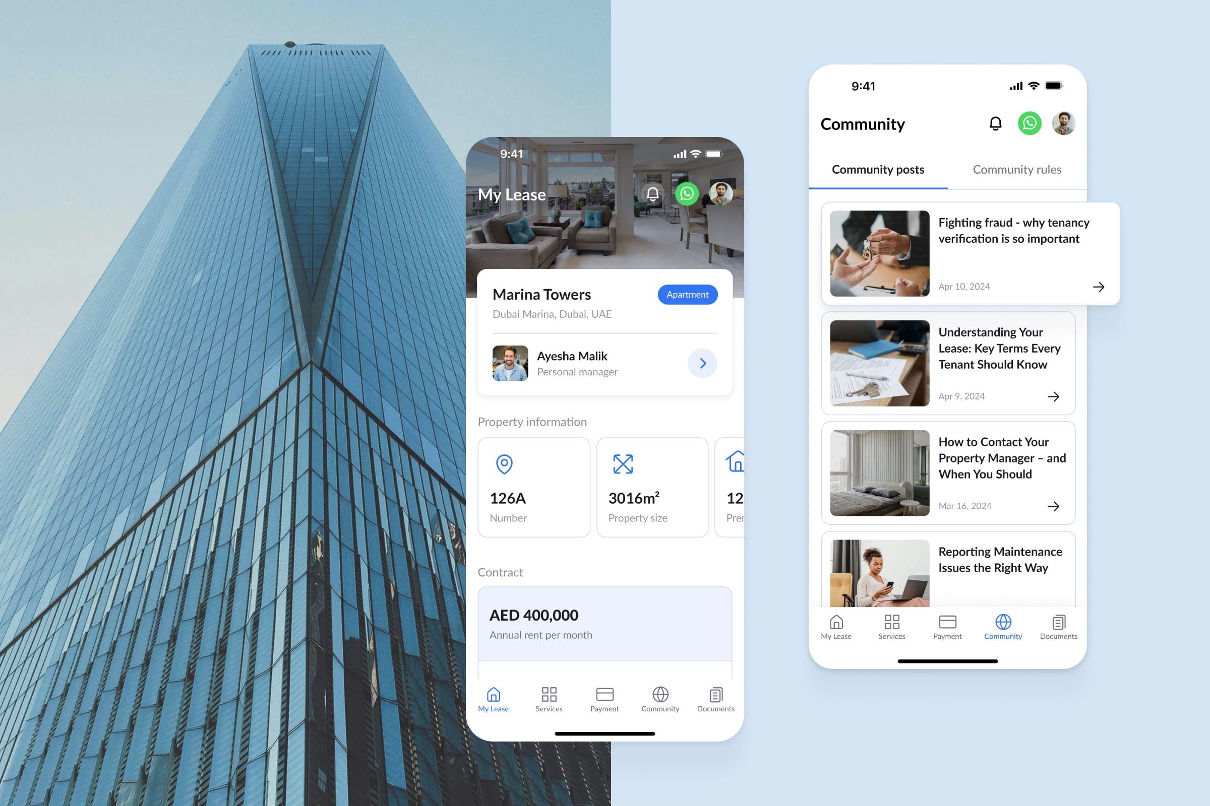 mobile app for real estate management