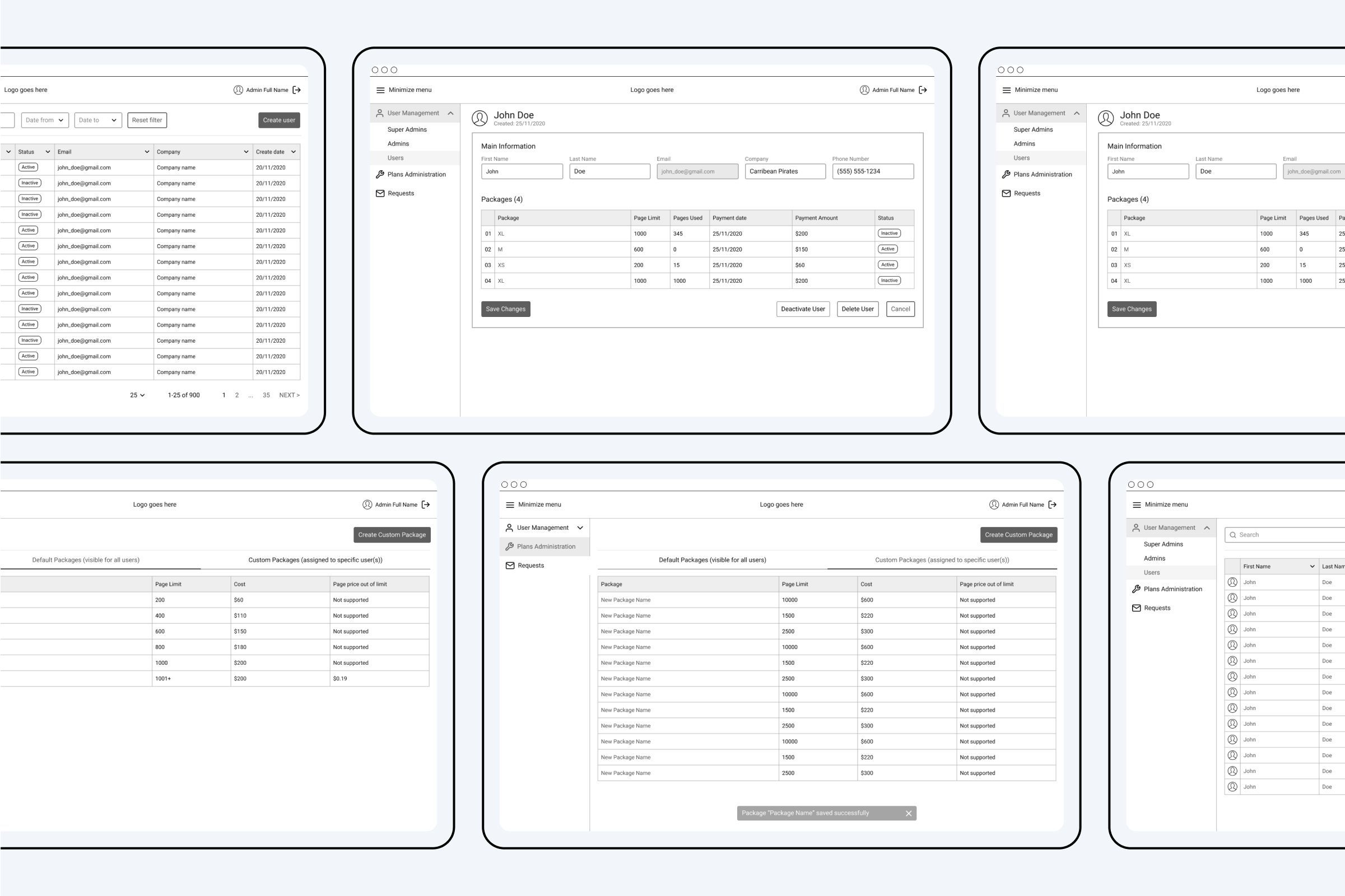 HMS UX design