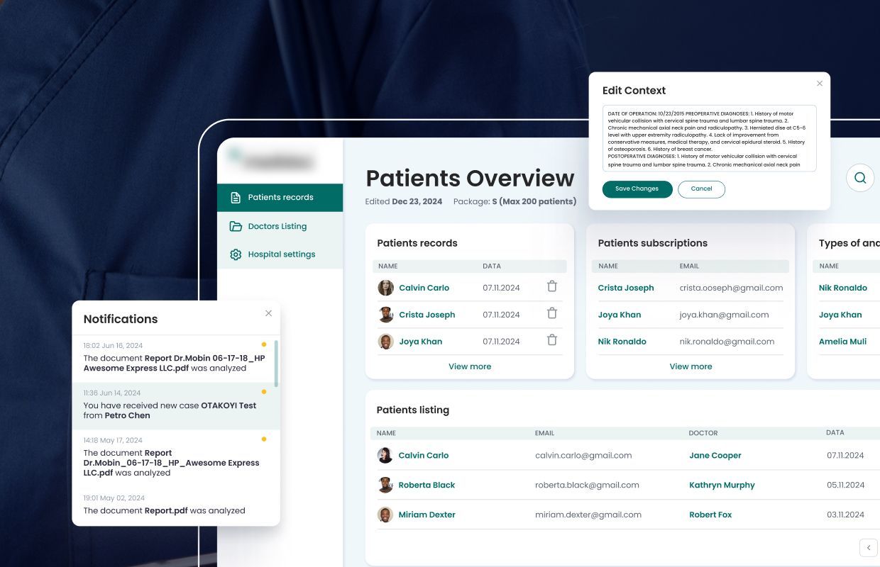 Healthcare Management Platform